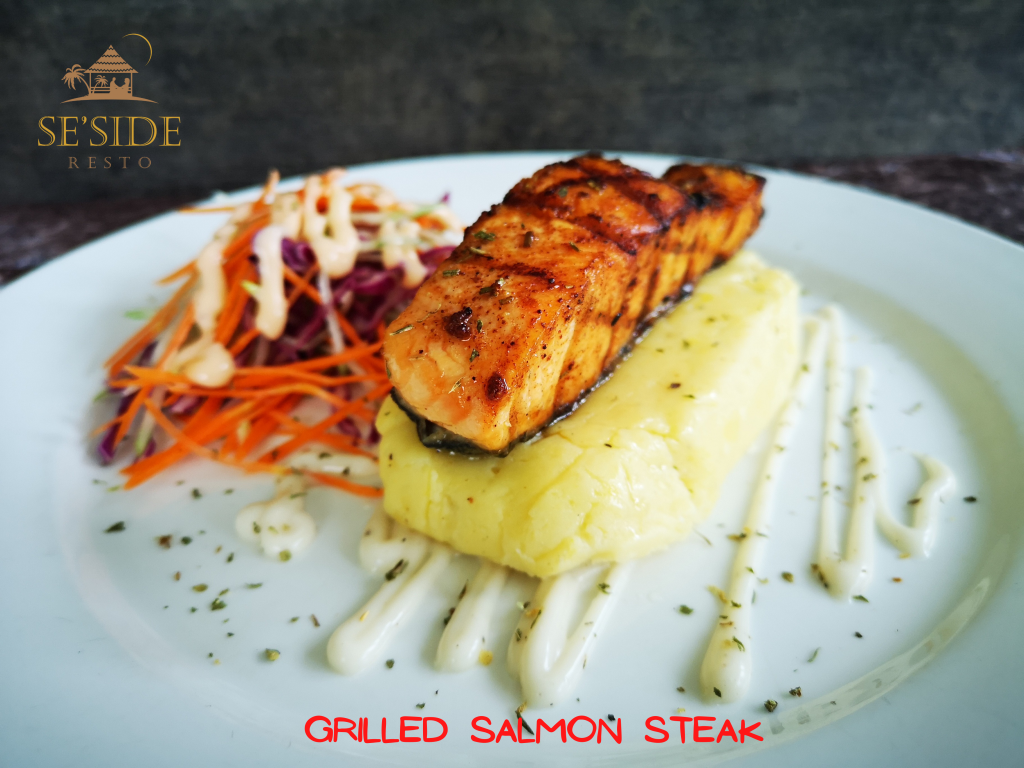 Grilled Salmon Steak